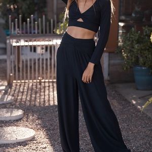 Free people Selena set black